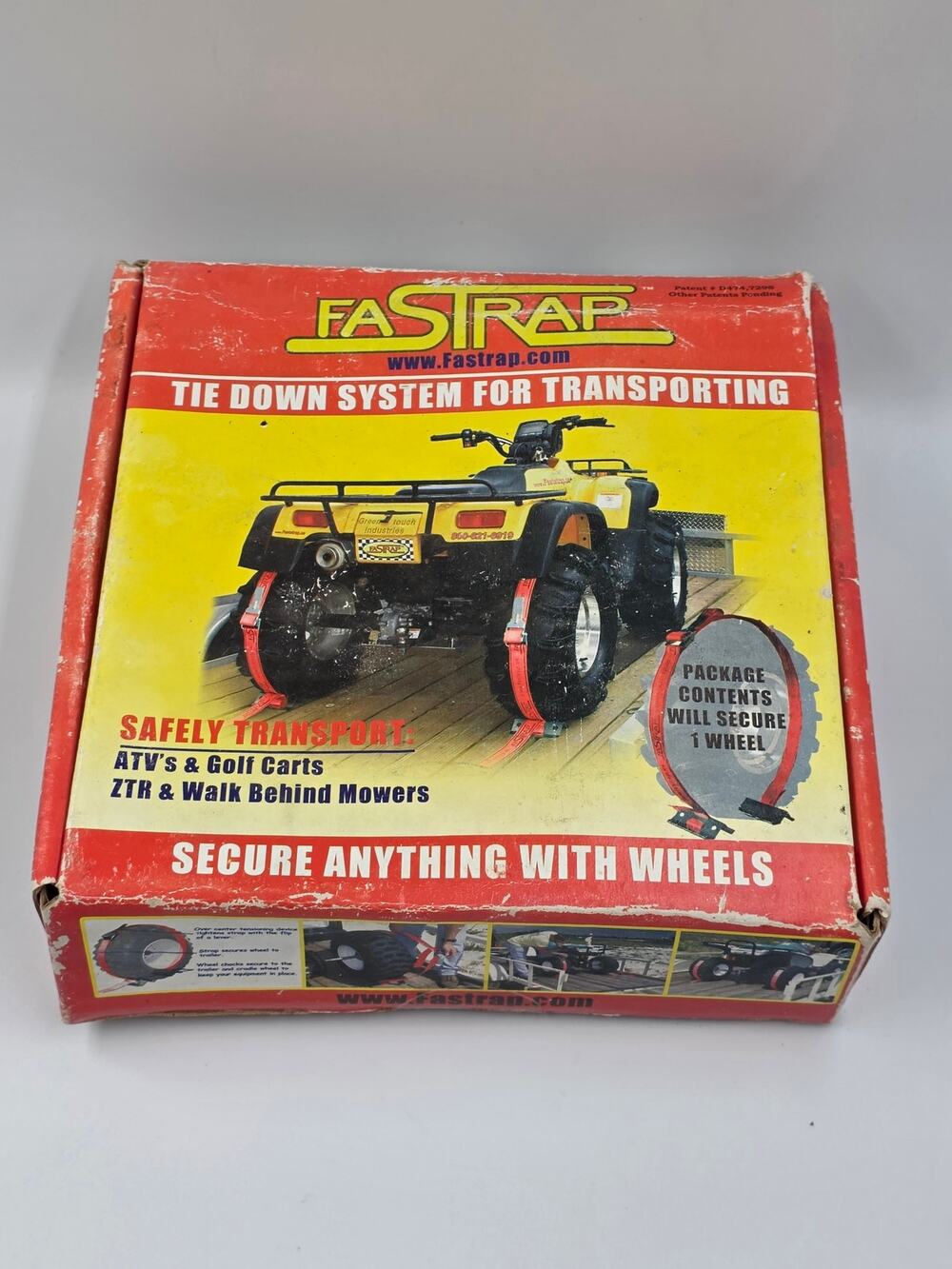 Brand New FASTRAP Tie Down System Wheel Tie Down Wheelers Mowers Golf carts